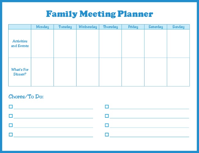 family-meeting-planner