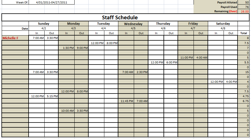staff-schedule-template
