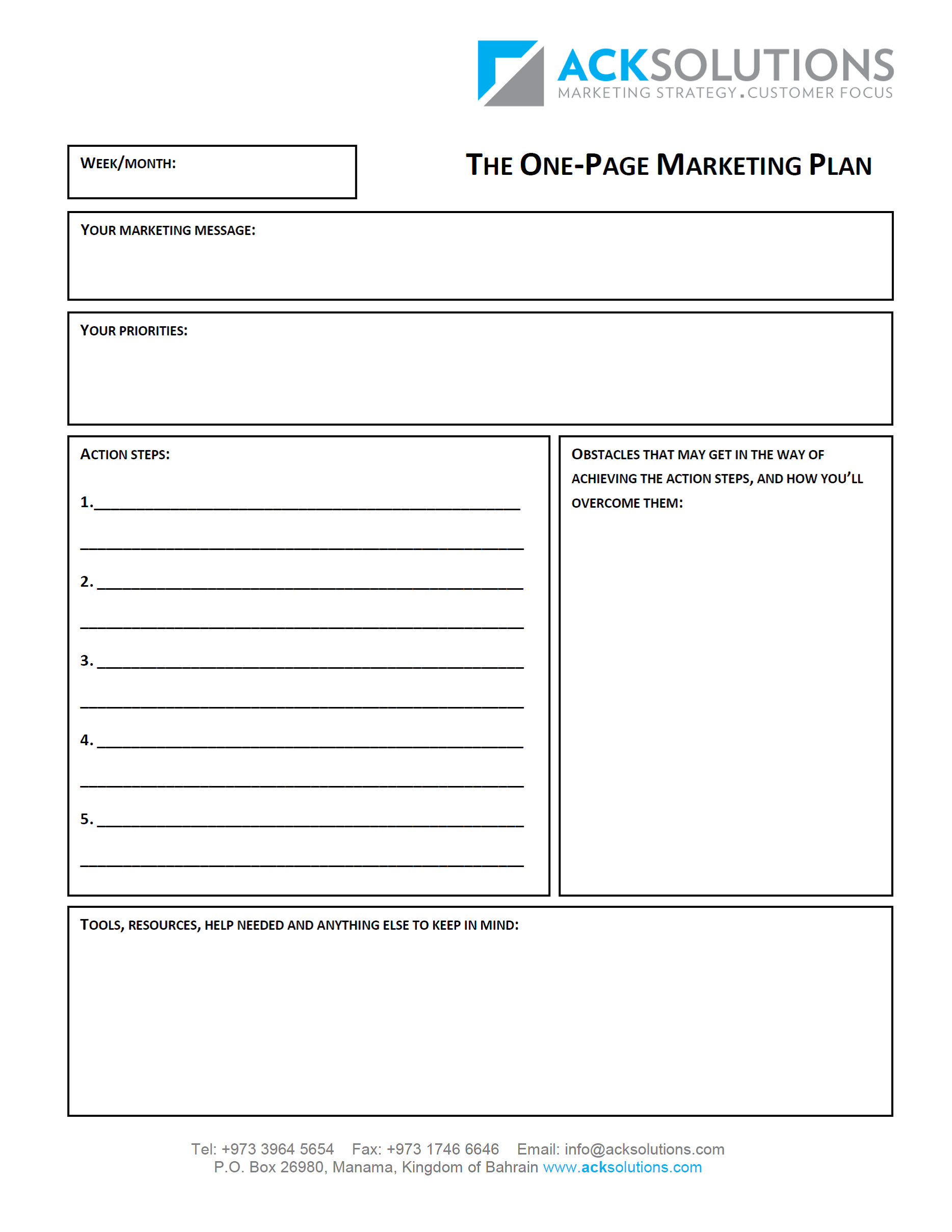 worksheets-business-plan-template