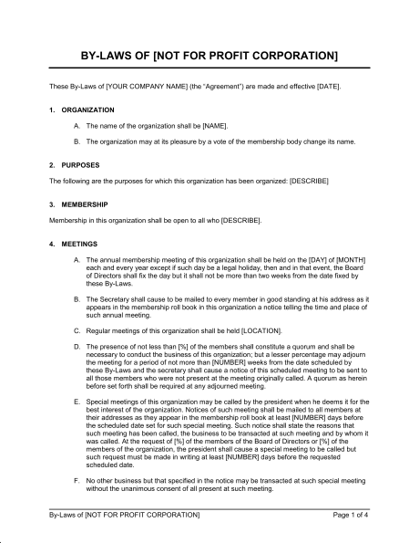 printable-corporate-bylaws-form-template
