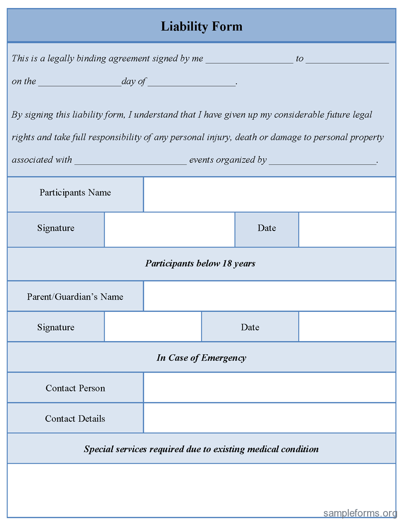 release-of-liability-form-templategeneral-liability-release-form-template-pdf