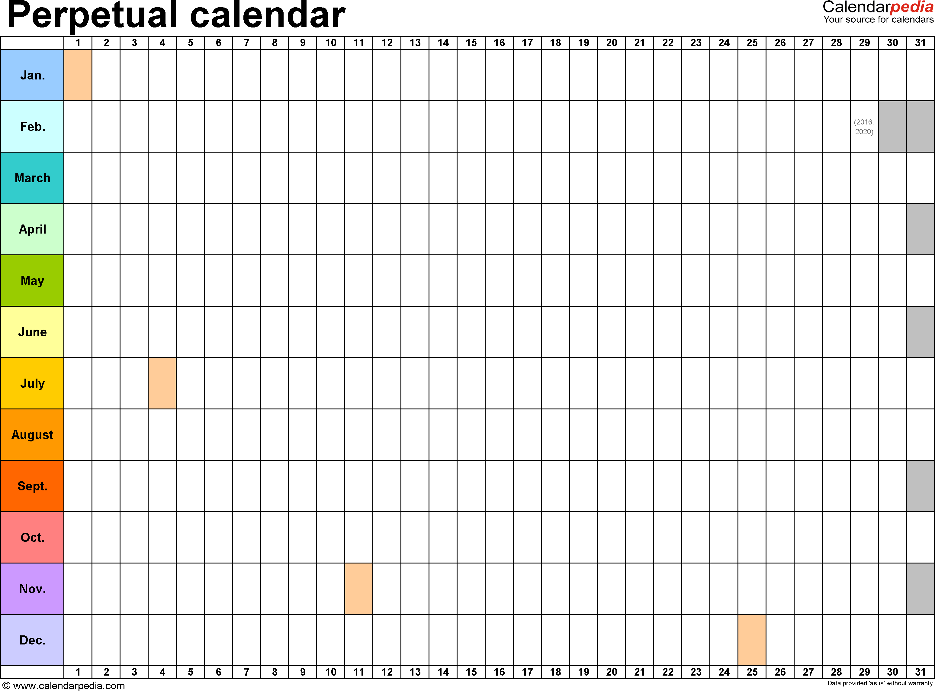Microsoft Calendar Templates