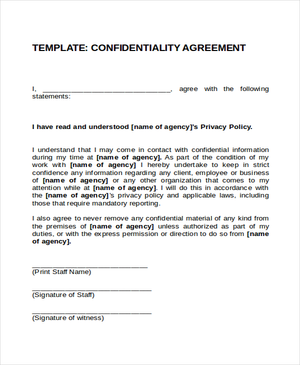 Confidentiality-Agreement-Template-printable-word-doc