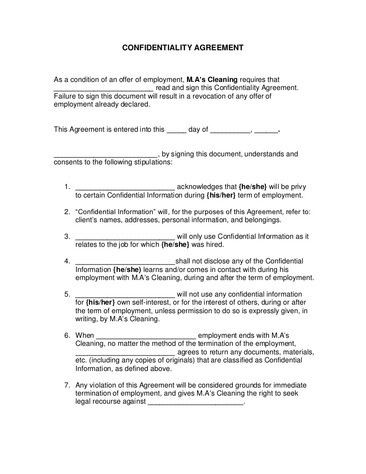 confidentiality-agreement-printable-word-doc