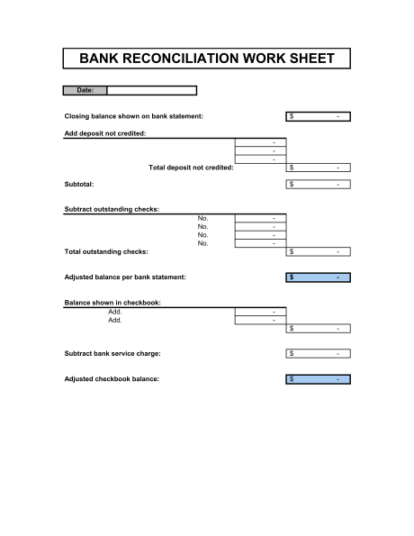 free-printable-free-doc-Bank_Reconciliation template