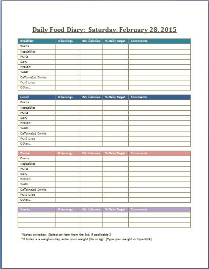 log-sheet-template-daily-food-diary