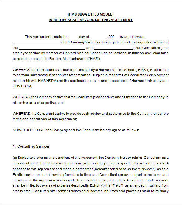 academic-consulting-agreement-sample-download
