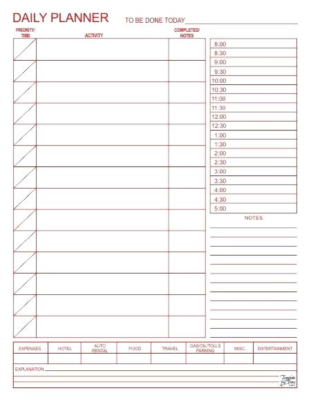 free-printable-daily-planner-template-sheets-pdf-doc-printable