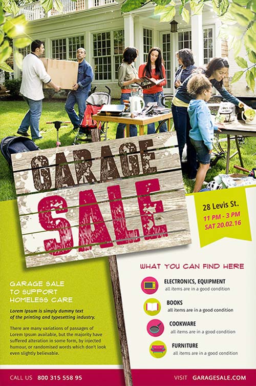 Garage-Sale-PSD-Sales Flyer Templates-doc-pdf