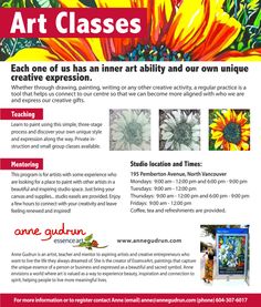 Painting Workshop Flyers-art-class-posters-gudrun