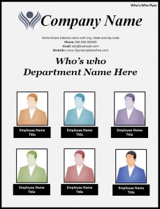 Whos-Who-Flyer-template