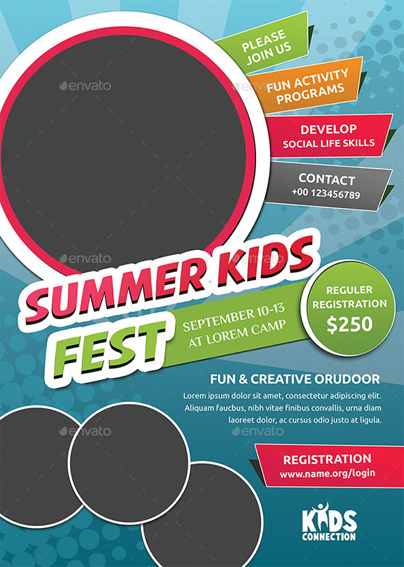 colorful-camp-flyer-templates-PSD