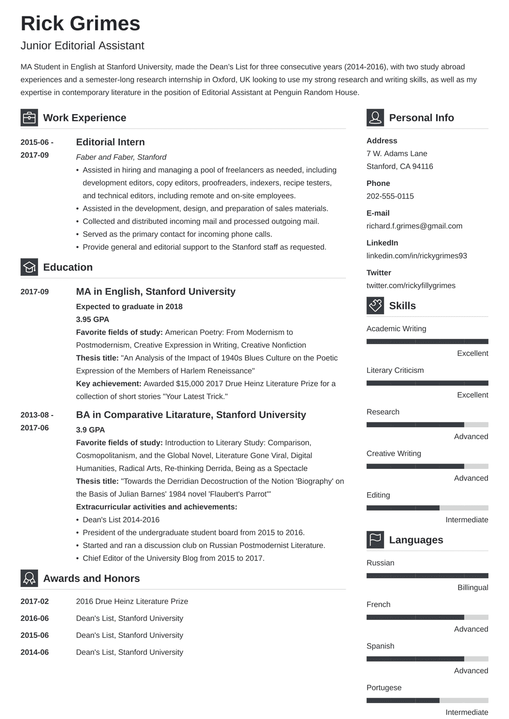 Resume Objectives That Won t Bury You Printable Templates